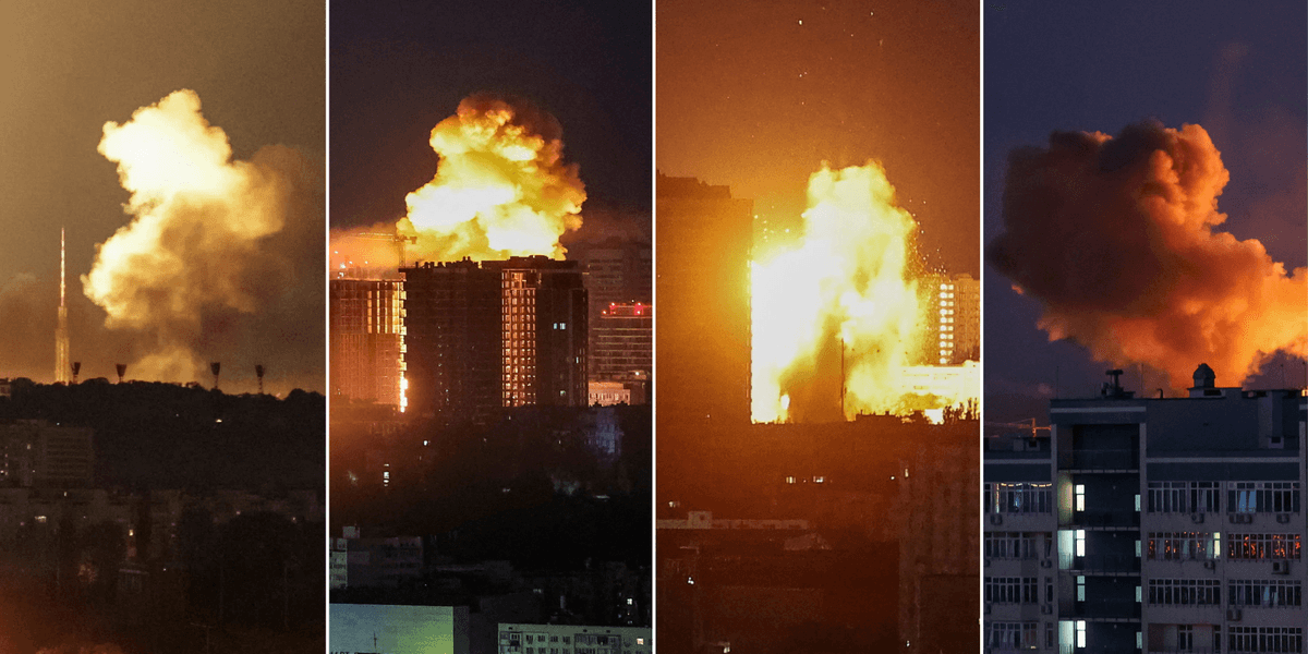 Terror in Kyiv as Vladimir Putin follows through on threat to unleash massive strikes on Ukraine's capital