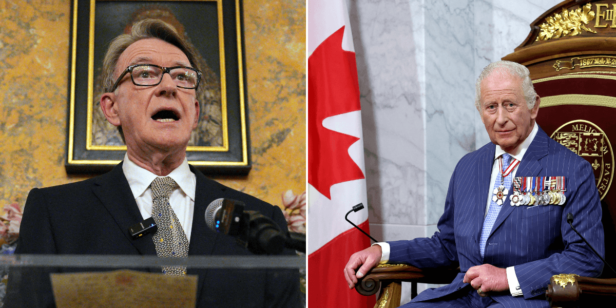 Peter Mandelson called King Charles’s Canada speech ‘pretty political’, newly released files reveal Peter Mandelson called King Charles’s Canada speech ‘pretty political’, newly released files reveal