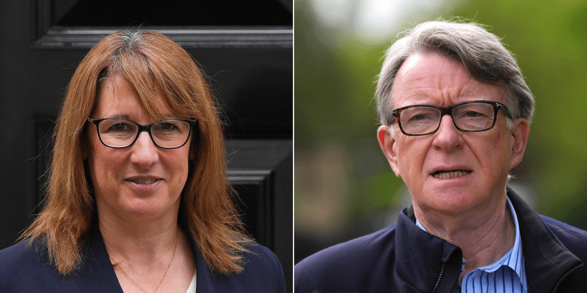 Rachel Reeves in sleaze row over meundeclared meeting with Peter Mandelson Rachel Reeves in sleaze row over meundeclared meeting with Peter Mandelson