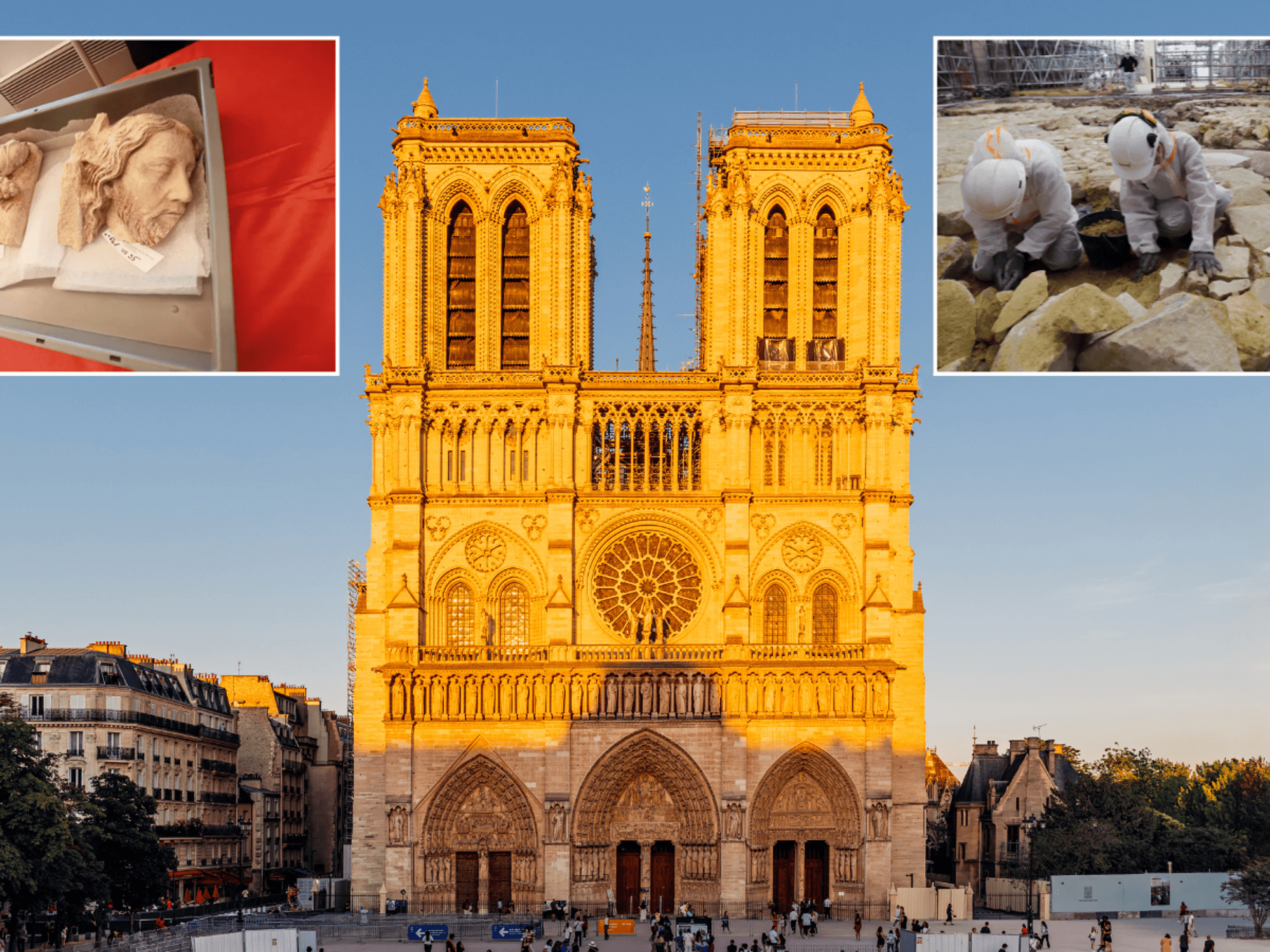 'Real-life Da Vinci Code' unearthed in 'dig of the century' beneath Notre Dame cathedral