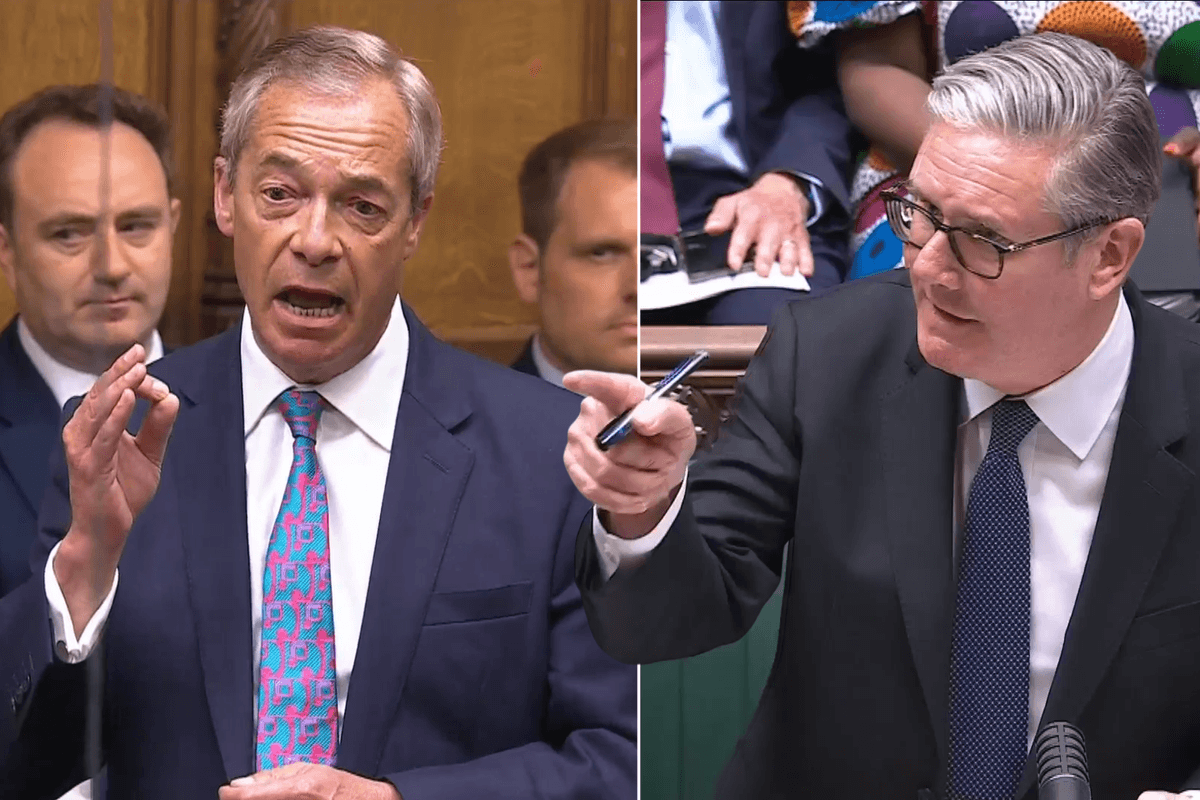 WATCH: Keir Starmer and Nigel Farage’s tense PMQs exchange in full