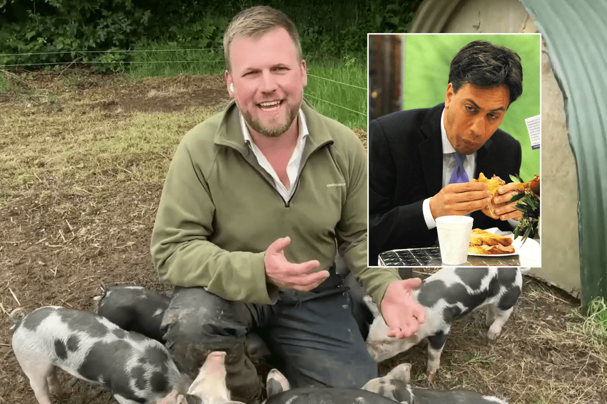 Farmer mocks Ed Miliband’s ‘grudge against the bacon sandwich’ after controversial eco food targets