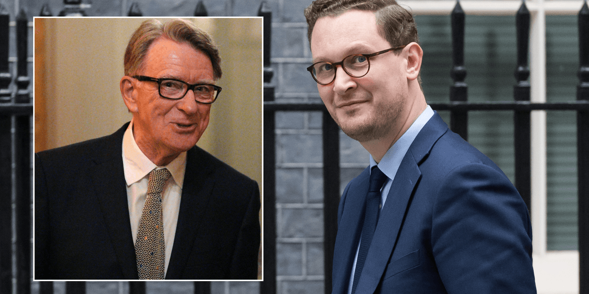 Darren Jones told Lord Mandelson he was ‘so sorry’ after sacking Darren Jones told Lord Mandelson he was ‘so sorry’ after sacking