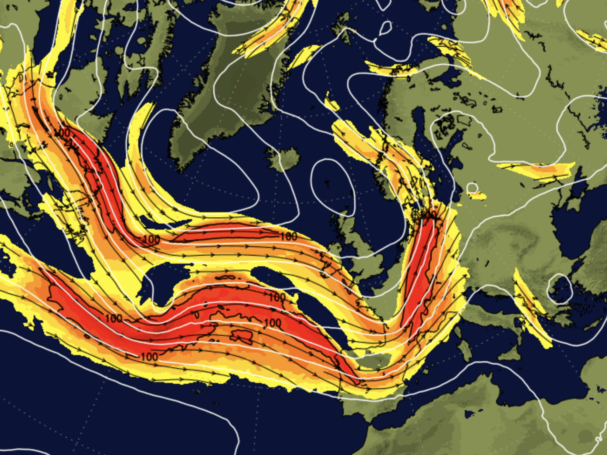 Heavy rain ploughs in from the Atlantic as Britain set for its coldest day in weeks