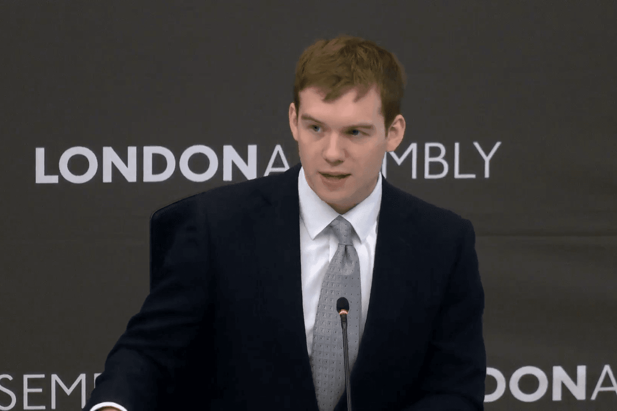 Charlie Peters addresses London Assembly on the capital’s grooming gang crisis