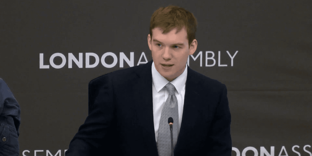 Charlie Peters addresses London Assembly on the capital’s grooming gang crisis Charlie Peters addresses London Assembly on the capital’s grooming gang crisis