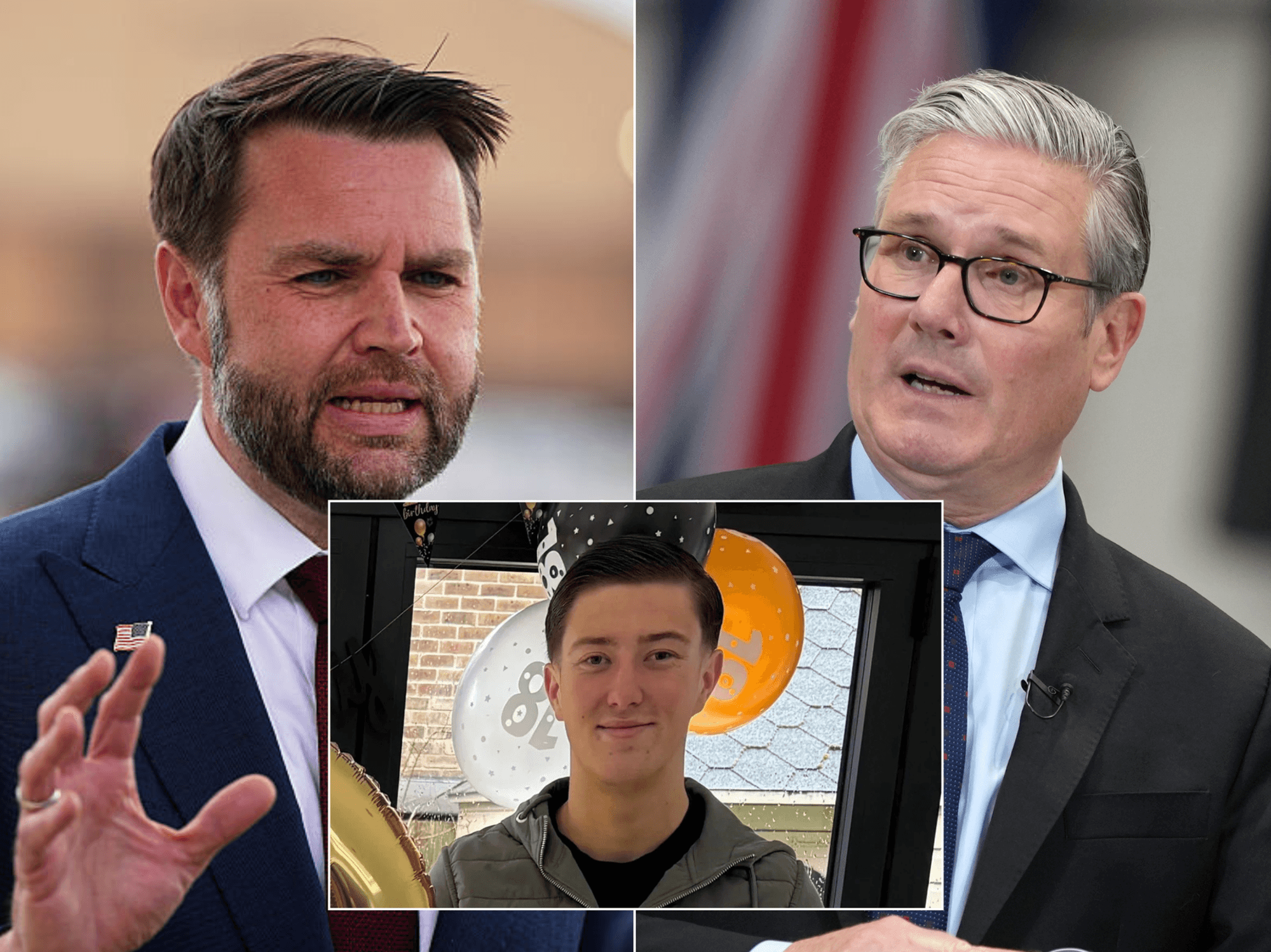 Keir Starmer hits back at JD Vance for 'stirring up division' after he pointed to 'migrant invasi...