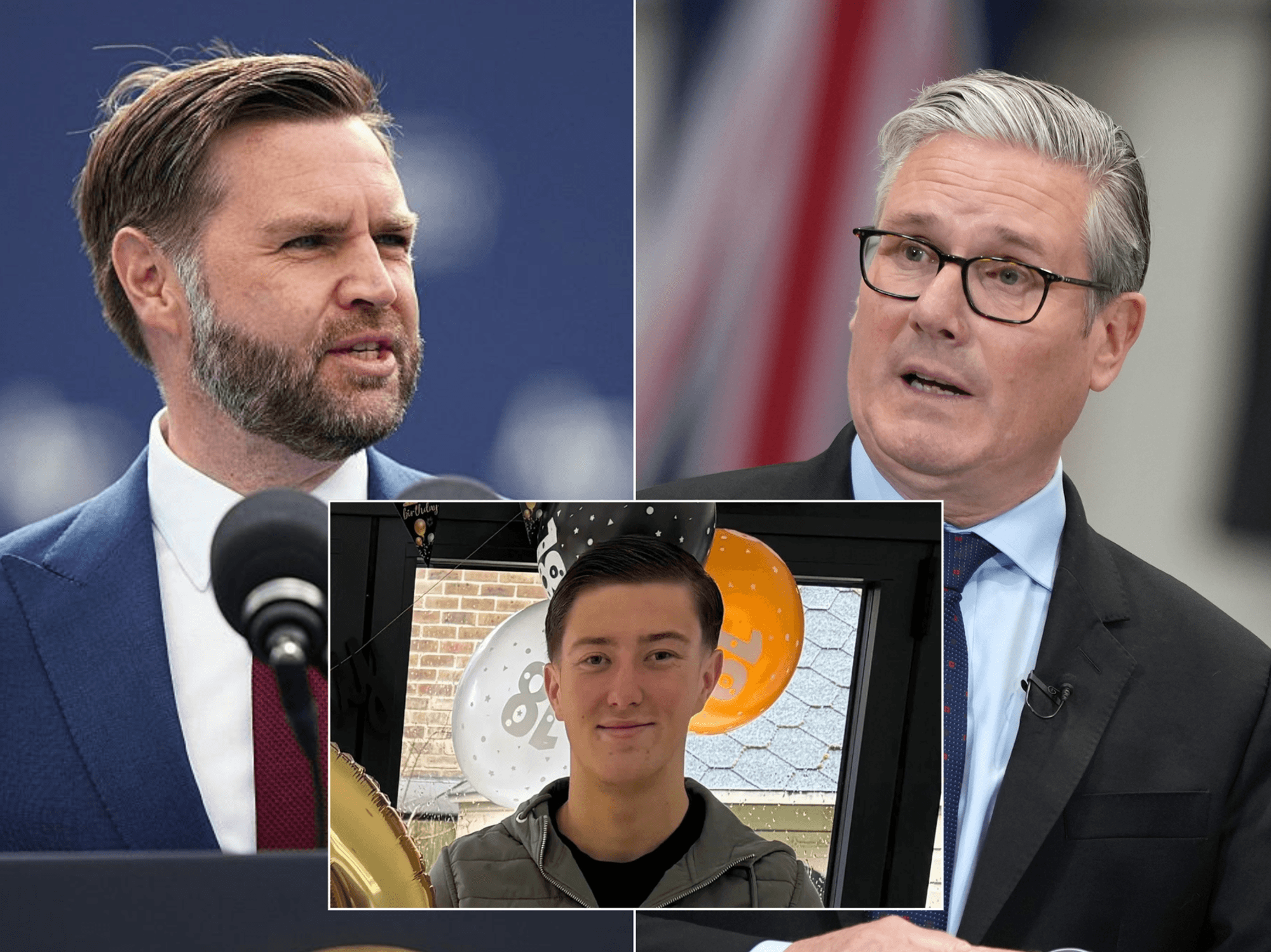 Keir Starmer hits back at JD Vance for 'stirring up division' after he pointed to 'migrant invasi...