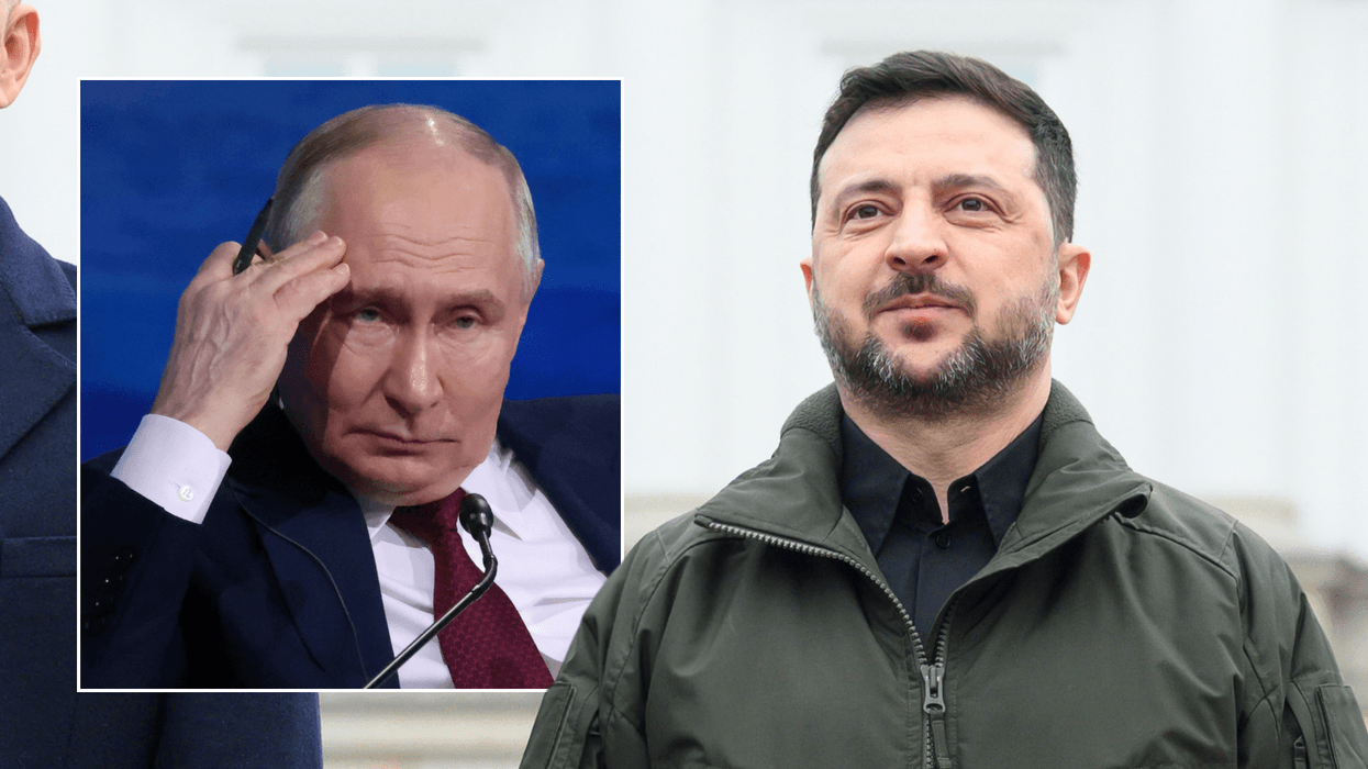 'No point!' Vladimir Putin rejects 'Rambo' Volodymyr Zelensky's call for peace meeting