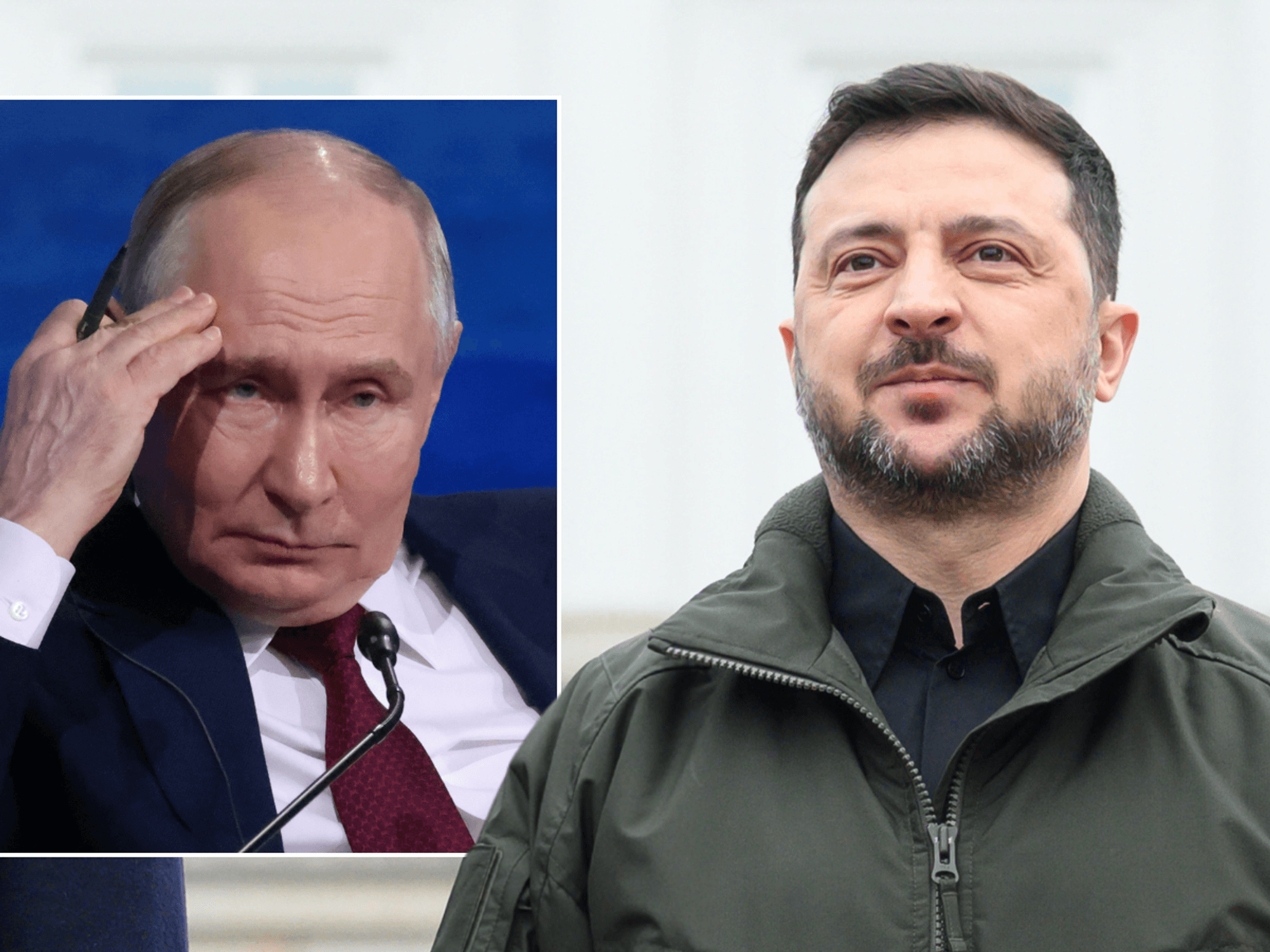 'No point!' Vladimir Putin rejects 'Rambo' Volodymyr Zelensky's call for peace meeting