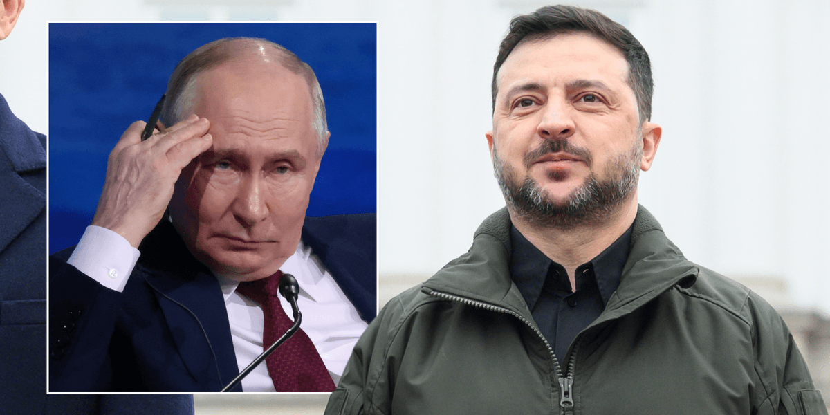 'No point!' Vladimir Putin rejects 'Rambo' Volodymyr Zelensky's call for peace meeting