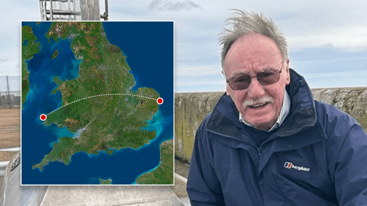 Hero grandfather to embark on 450-mile east-to-west charity trek while fighting cancer