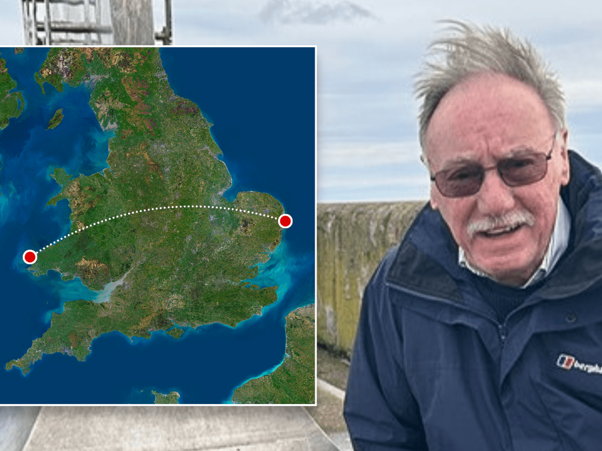 Hero grandfather to embark on 450-mile east-to-west charity trek while fighting cancer