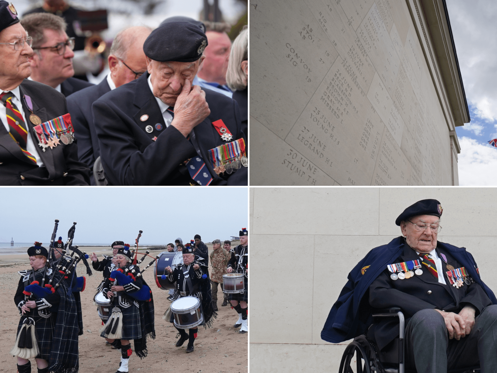 Normandy falls silent on 82nd anniversary of D-Day in remembrance of fallen soldiers