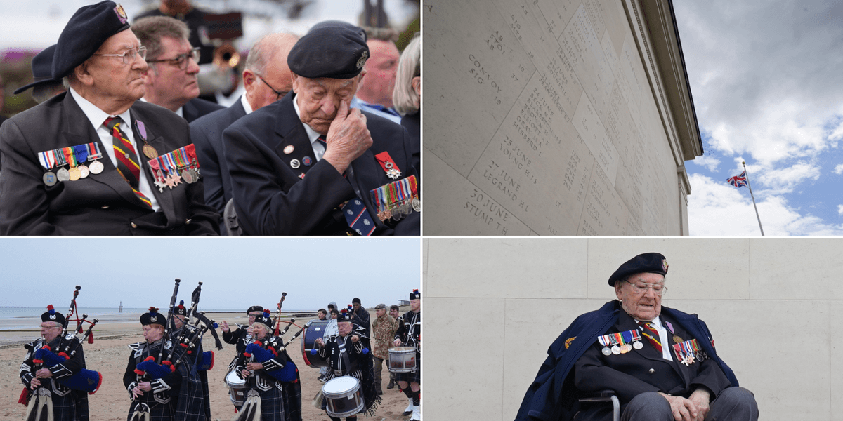 Normandy falls silent on 82nd anniversary of D-Day in remembrance of fallen soldiers