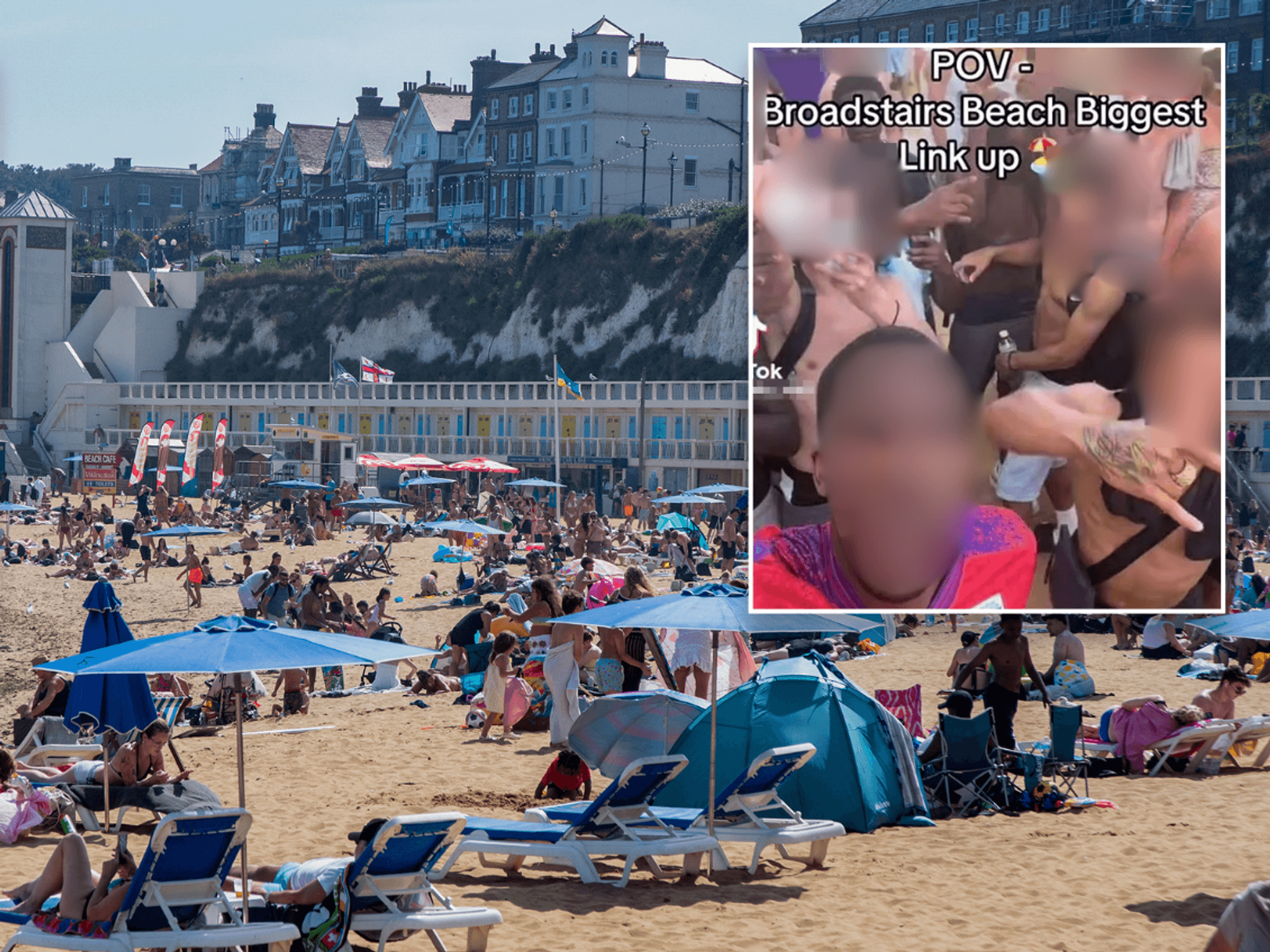 Beloved seaside town braces for summer from hell as hordes of feral youths plot 'link-ups' by Kent coast
