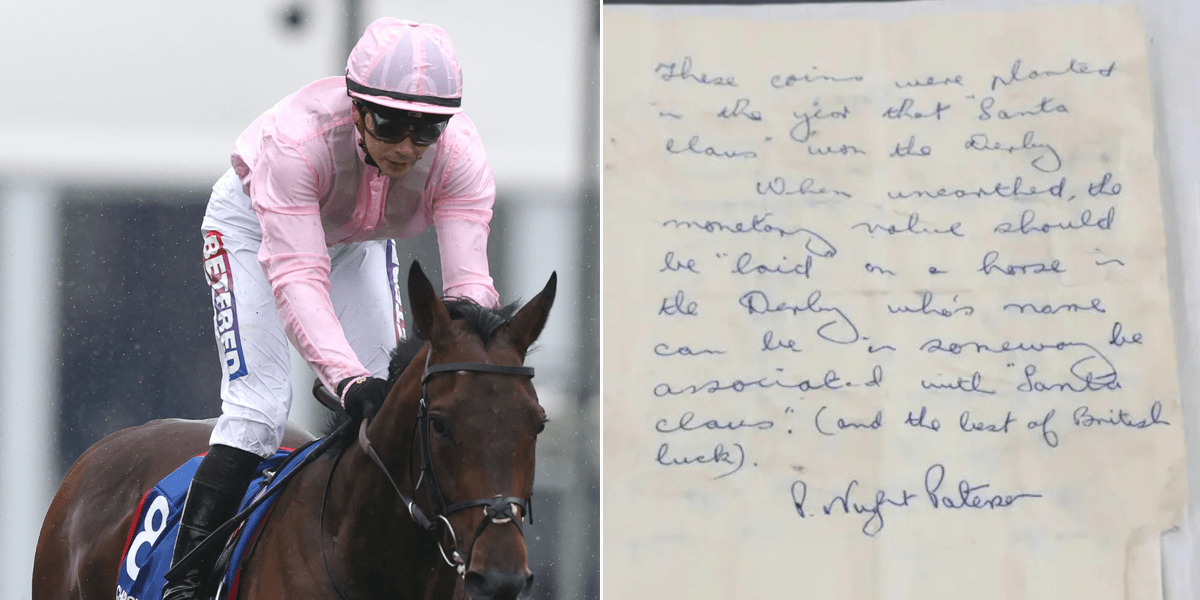 Builder miraculously wins Epsom Derby bet after 'prophecy' tip from 62-year-old time capsule