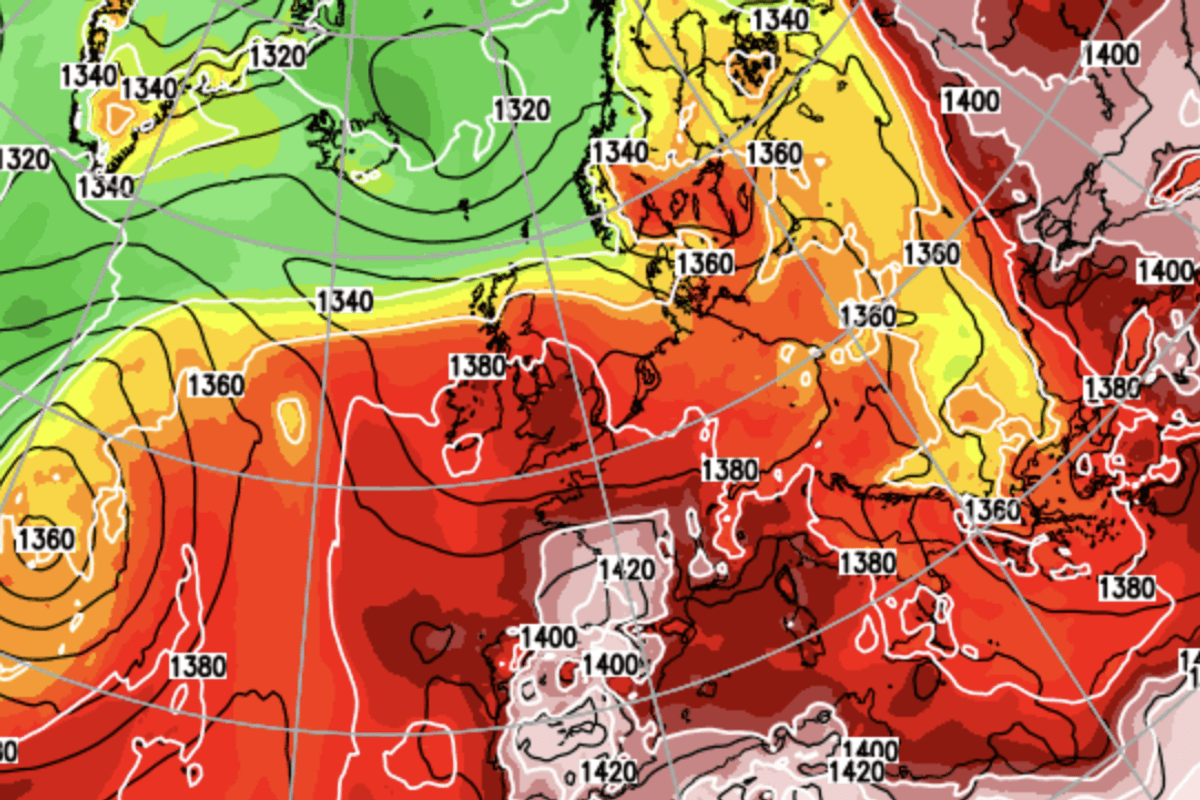 Britons braving rain until end of the week as signs emerge of sizzling return to summer