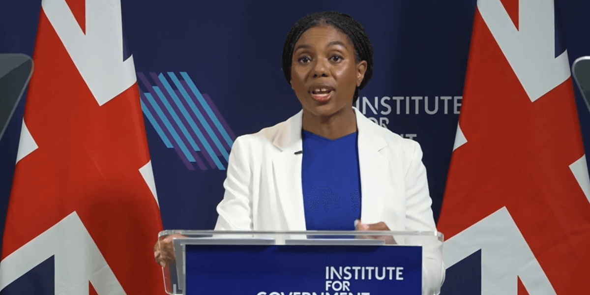 WATCH: Kemi Badenoch details plan to 'restore common sense' and abolish 'identity politics'