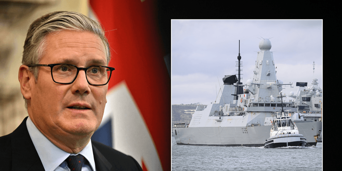 Keir Starmer could SCRAP Royal Navy's new destroyers despite warnings Britain's safety 'in peril'