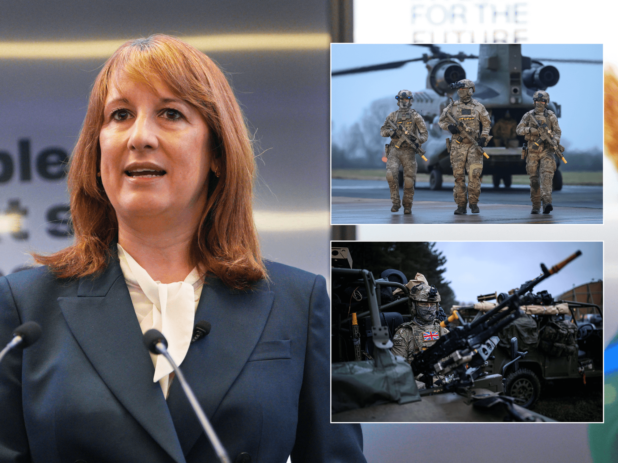 Britons could be hit with higher taxes to pay for defence spending, warns Rachel Reeves