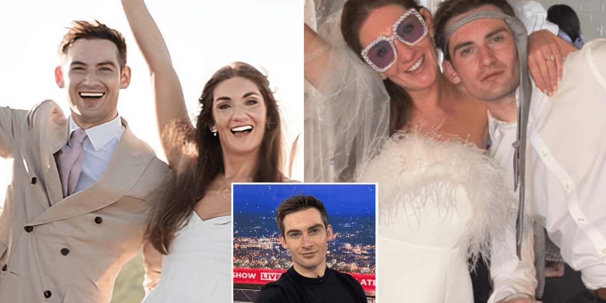 GB News star Tom Harwood pays touching tribute to late father after walking sister down aisle at emotional wedding GB News star Tom Harwood pays touching tribute to late father after walking sister down aisle at emotional wedding