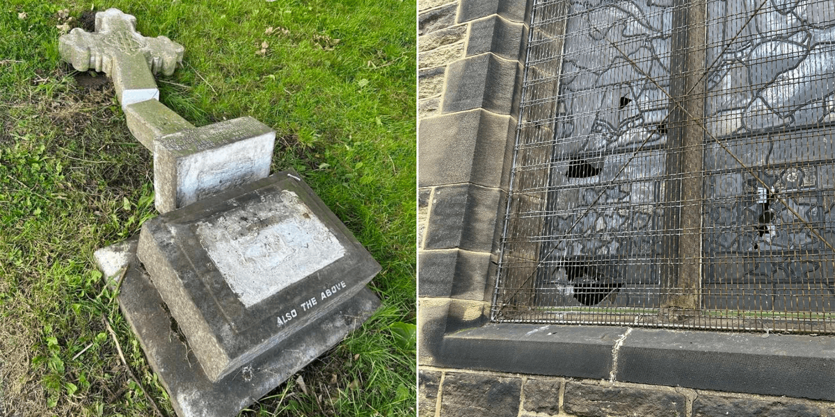 Historic church attacked three times in three days as police condemn 'deeply upsetting behaviour'