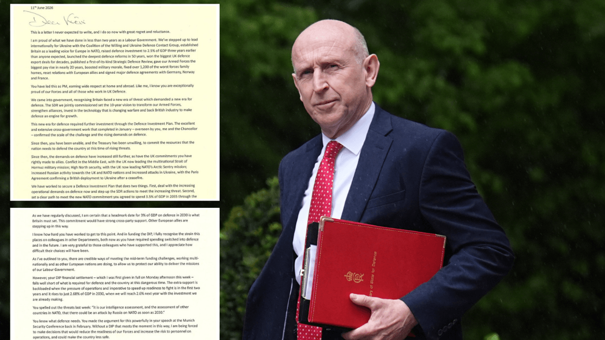 Defence Secretary John Healey unexpectedly QUITS as he publishes damning letter to Keir Starmer