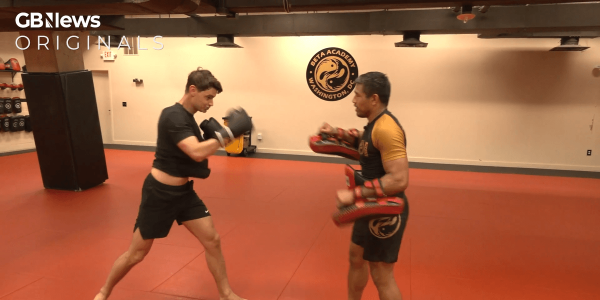 WATCH: GB News' Ben Leo gets in the ring and tries Martial Arts ahead of White House MMA fight WATCH: GB News' Ben Leo gets in the ring and tries Martial Arts ahead of White House MMA fight