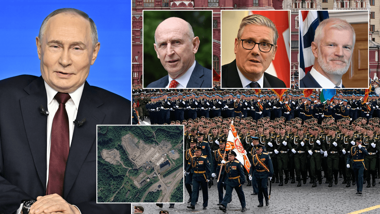 Vladimir Putin floods Nato border with massive military build-up just as Britain plunges into def...