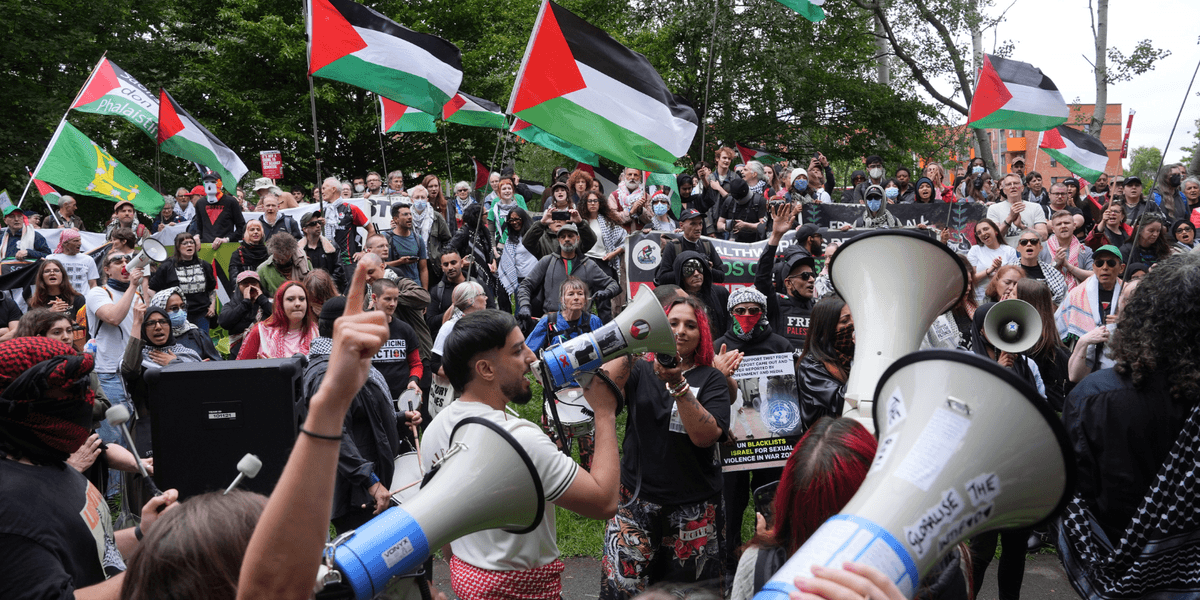 Palestine Action activist who hit police officer with sledgehammer sentenced to seven years in prison