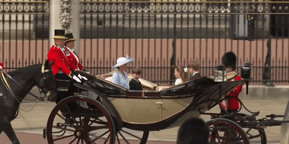 WATCH: Princess of Wales and children leave Buckingham Palace for Trooping the Colour parade