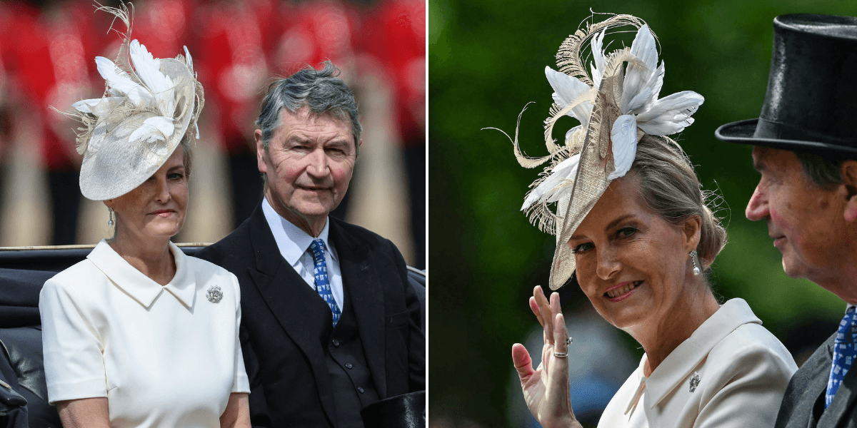 Duchess of Edinburgh’s Trooping the Colour dress retails for £750 Duchess of Edinburgh’s Trooping the Colour dress retails for £750