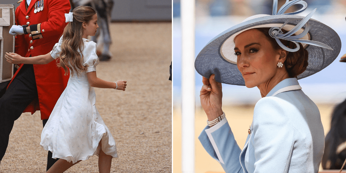 Princess Charlotte wears matching bracelet with Princess of Wales at Trooping the Colour Princess Charlotte wears matching bracelet with Princess of Wales at Trooping the Colour