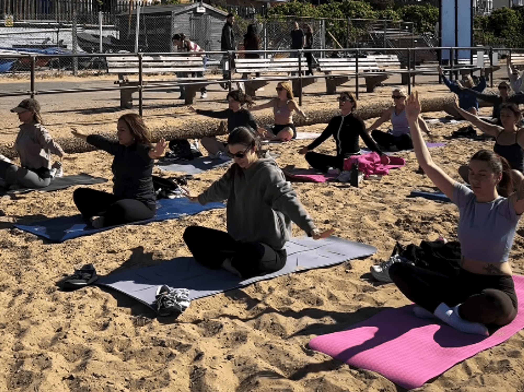 Council causes 'frustration' after Pilates class forced to moved from beach to small cafe