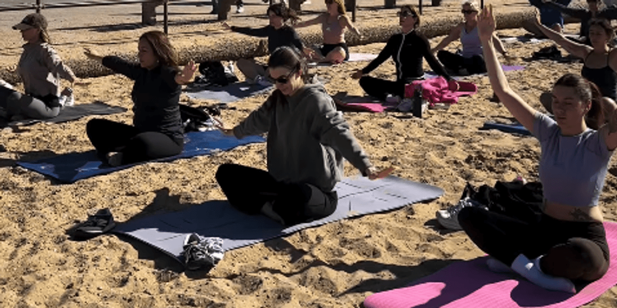 Local authority causes ‘frustration’ after Pilates class forced to moved from beach to small cafe Local authority causes ‘frustration’ after Pilates class forced to moved from beach to small cafe