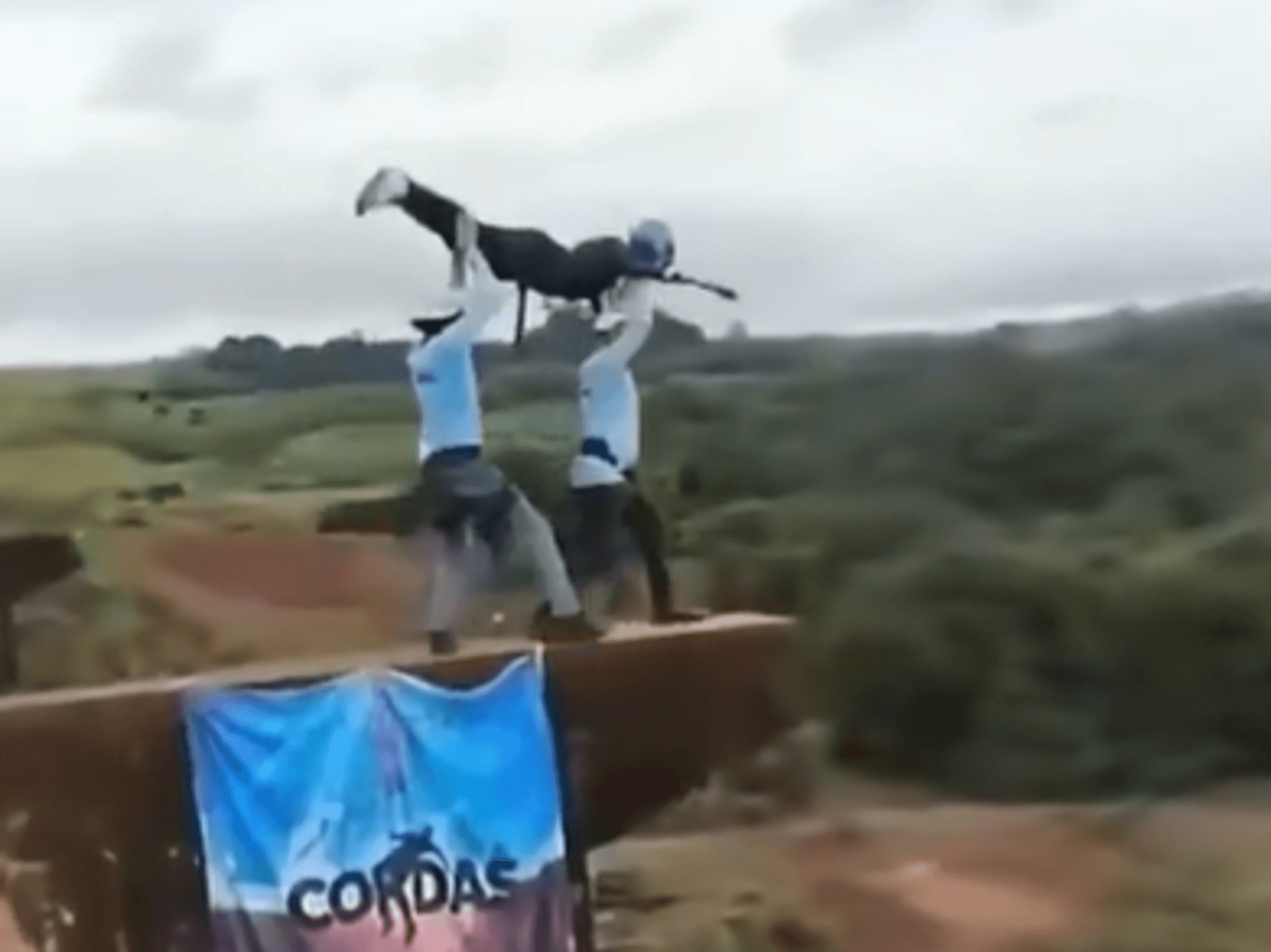 Bungee jump gone horribly wrong as woman plunges to death off bridge without safety rope