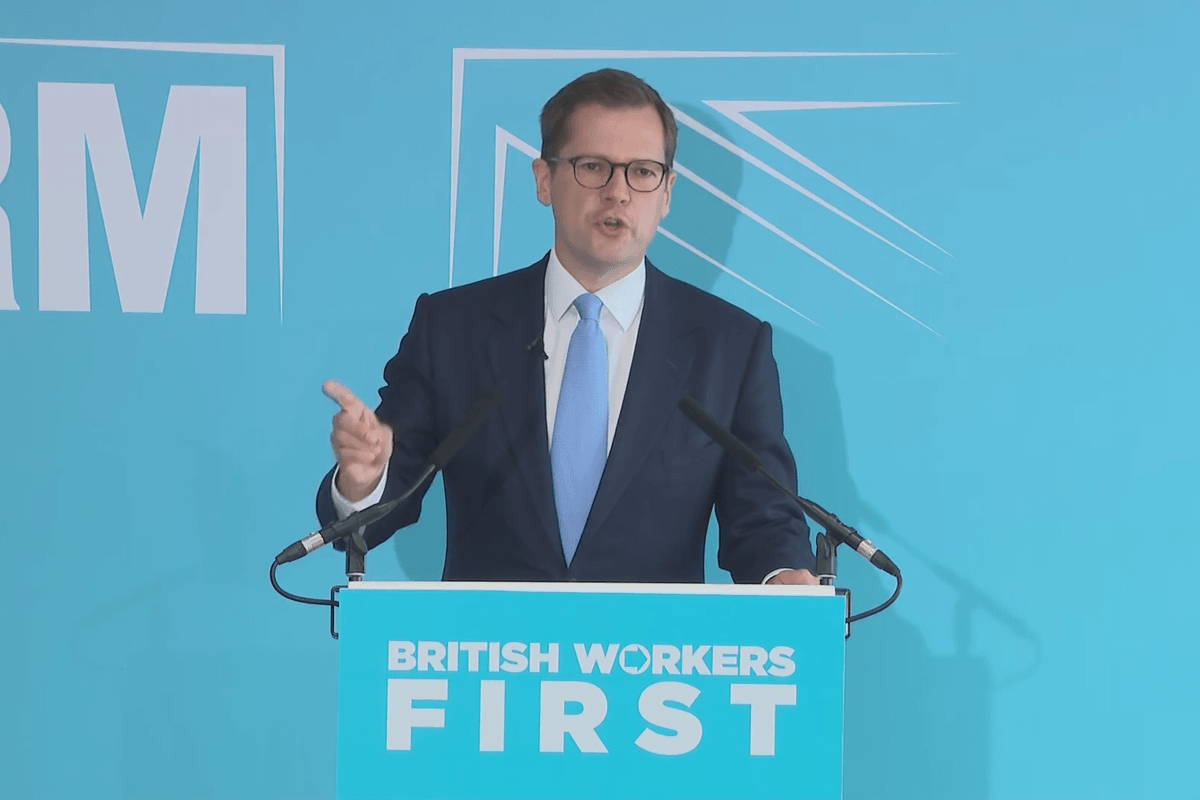 Robert Jenrick pledges to put ‘British workers first, migrants second’ as he outlines Reform’s new business tax plans