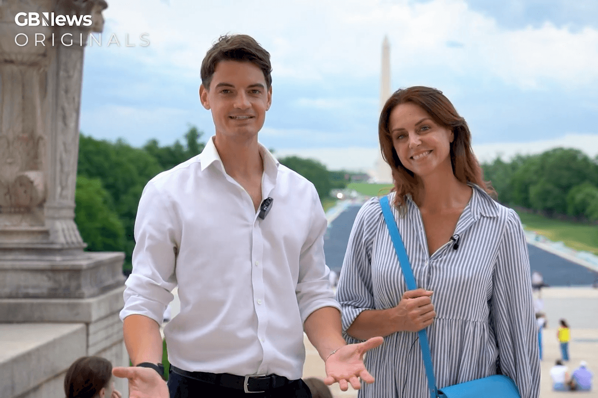 Ben Leo and Bev Turner take GB News viewers on a tour of Washington D.C.