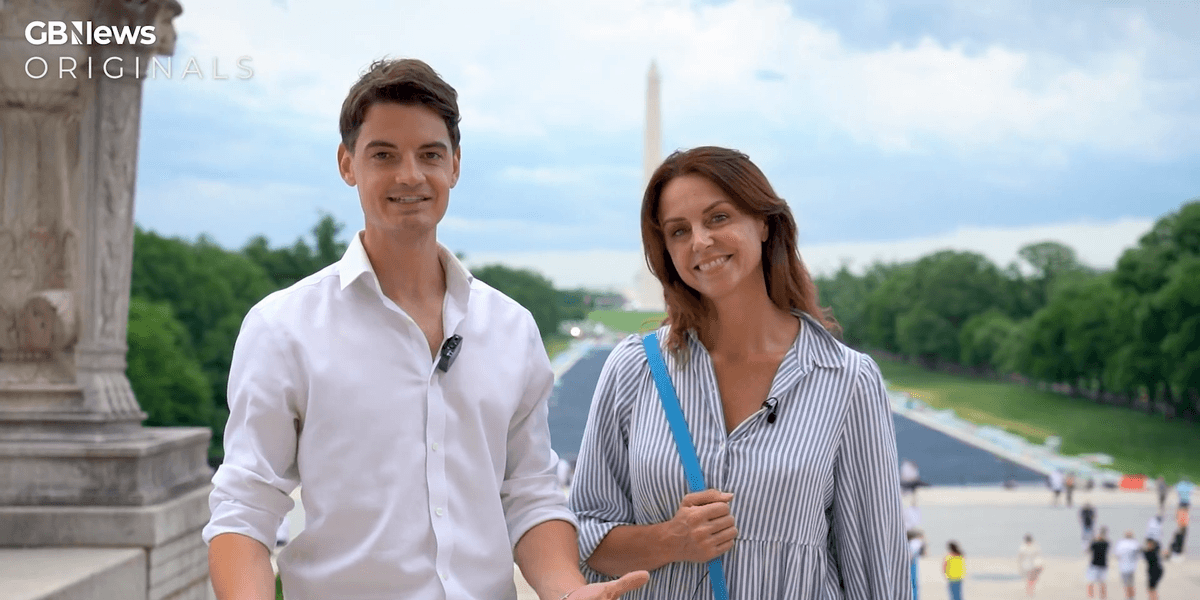 Ben Leo and Bev Turner take GB News viewers on a tour of Washington D.C.
