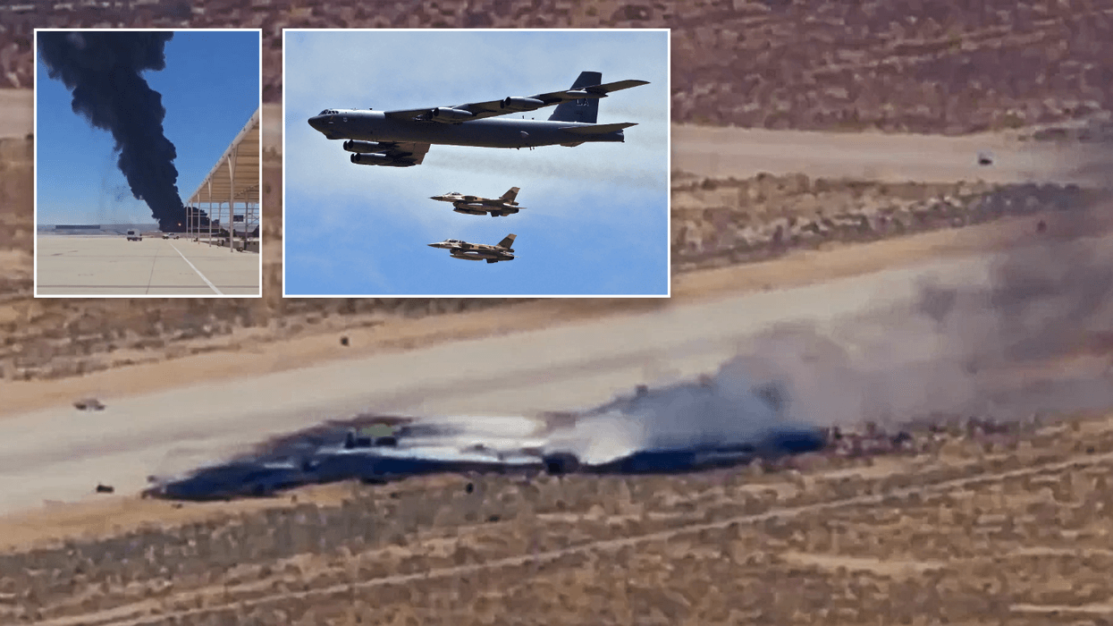Eight dead after B-52 nuclear bomber crashes just after take-off at major US Air Force base