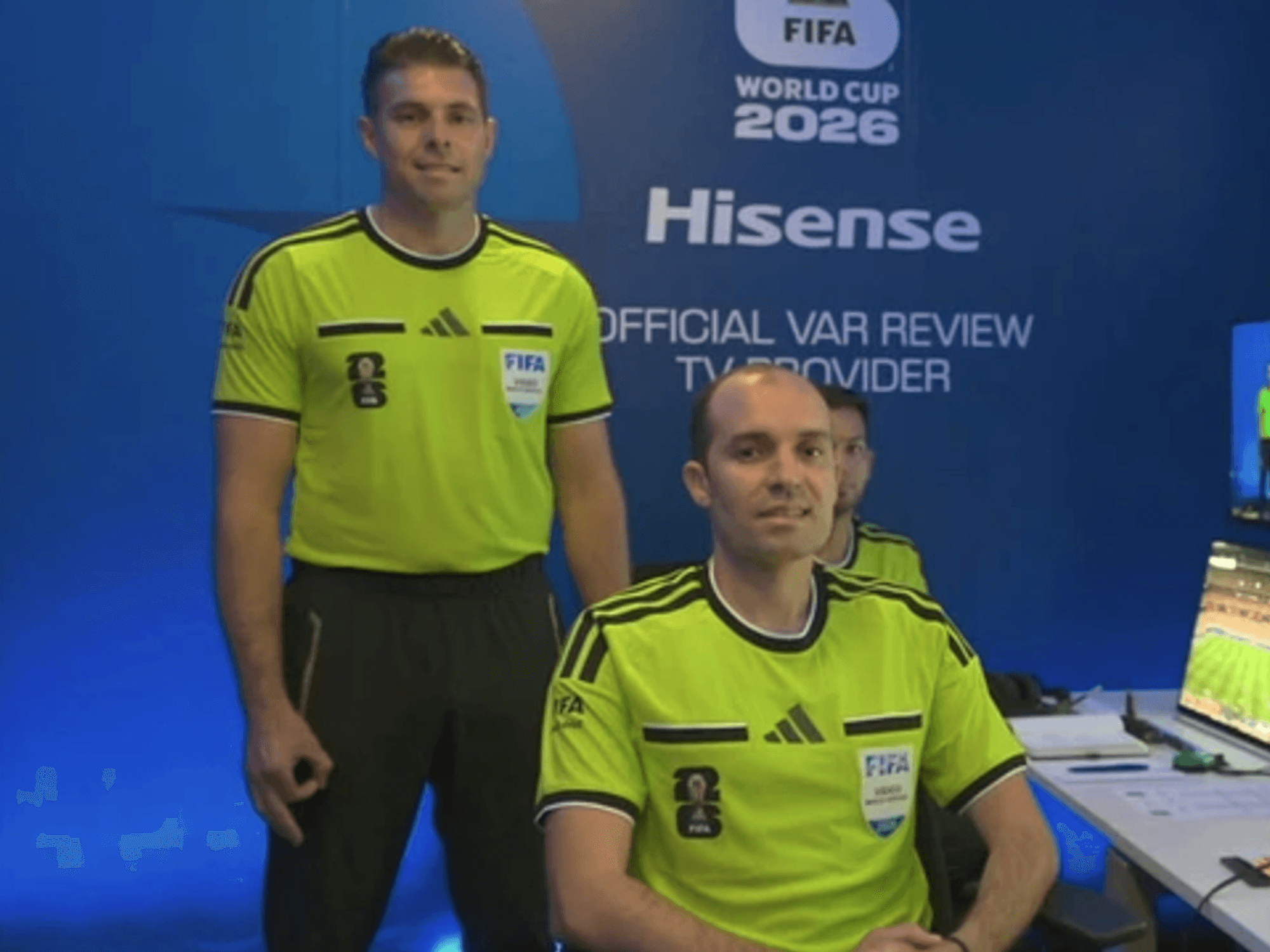 Fifa clears World Cup referee after woke critics claim 'OK' gesture was white power symbol