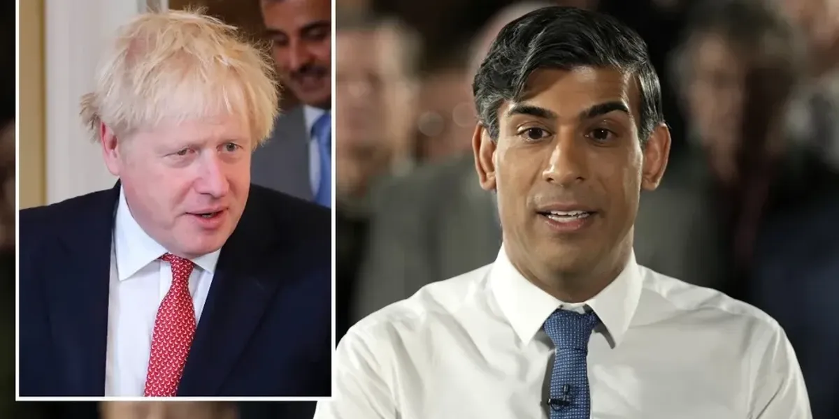 NextImg:Johnson joins uprising against Rishi Sunak on Rwanda Bill as Tory rebels look to DERAIL Prime Minister's plans