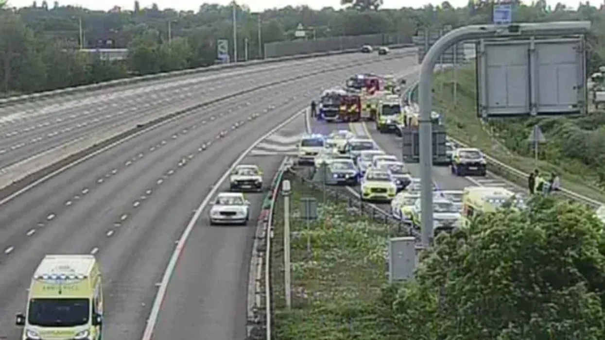 Child dies and several people seriously injured after minibus overturns on major motorway