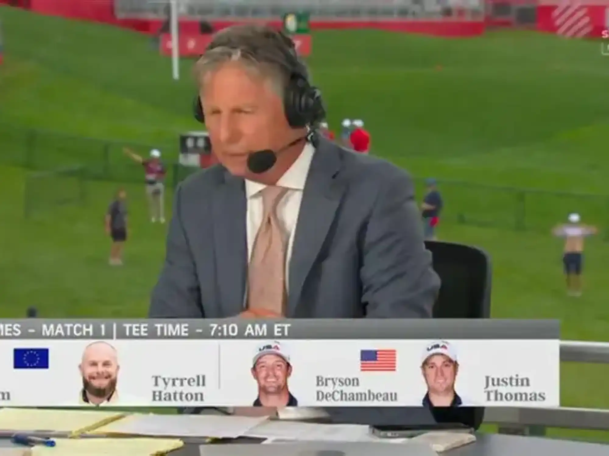 Ryder Cup fan flashes camera with Sky Sports forced to cut away at Bethpage Black