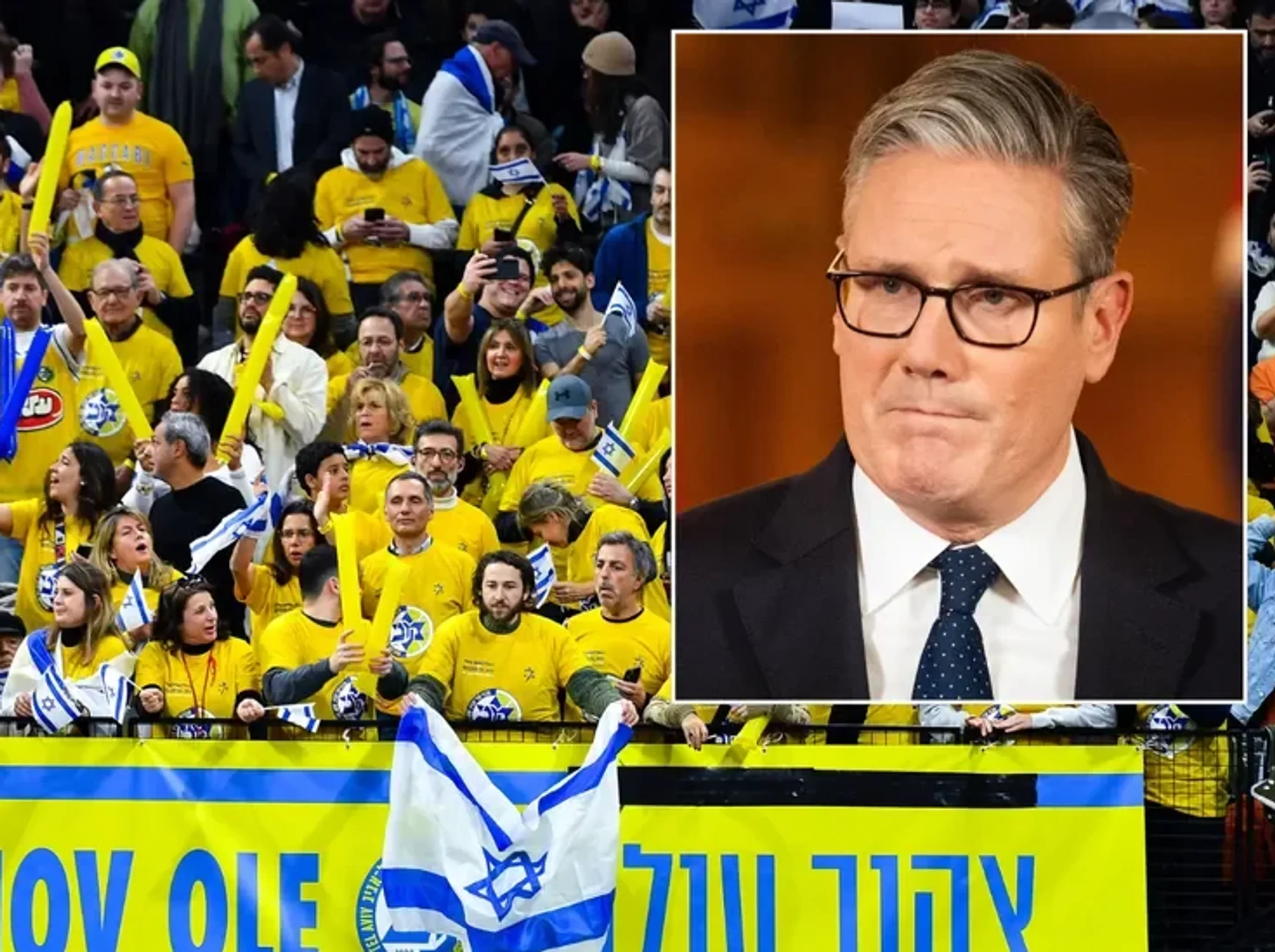 Keir Starmer 'angered' by Maccabi Tel Aviv fan ban and orders Cabinet to find way to reverse it