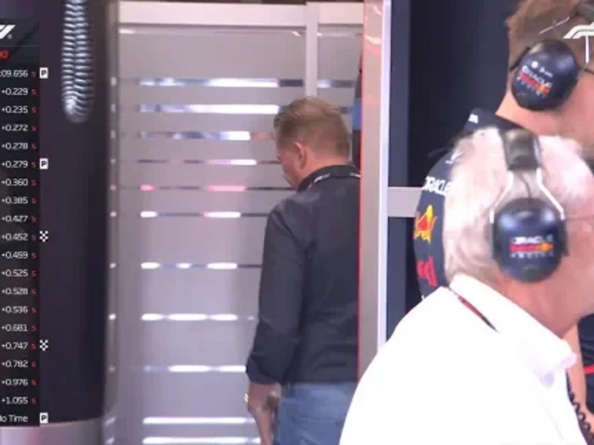 Max Verstappen's father seen storming off in footage after Brazilian Grand Prix qualifying nightmare