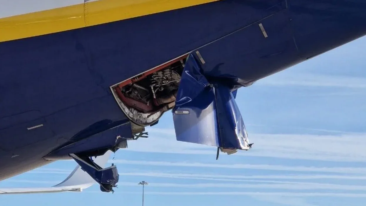Ryanair plane crashes into fence at London Stansted Airport while tug driver was coaching trainee