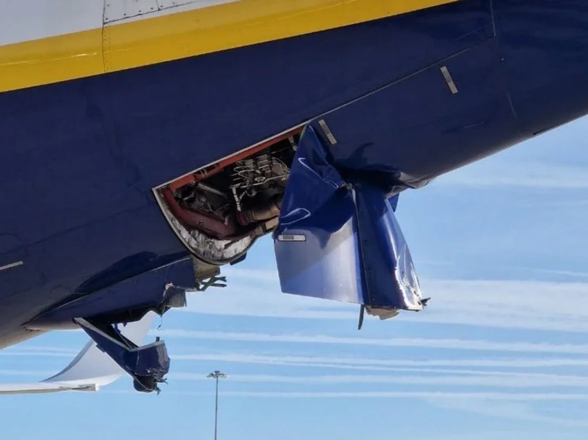 Ryanair plane crashes into fence at London Stansted Airport while trug driver was coaching trainee