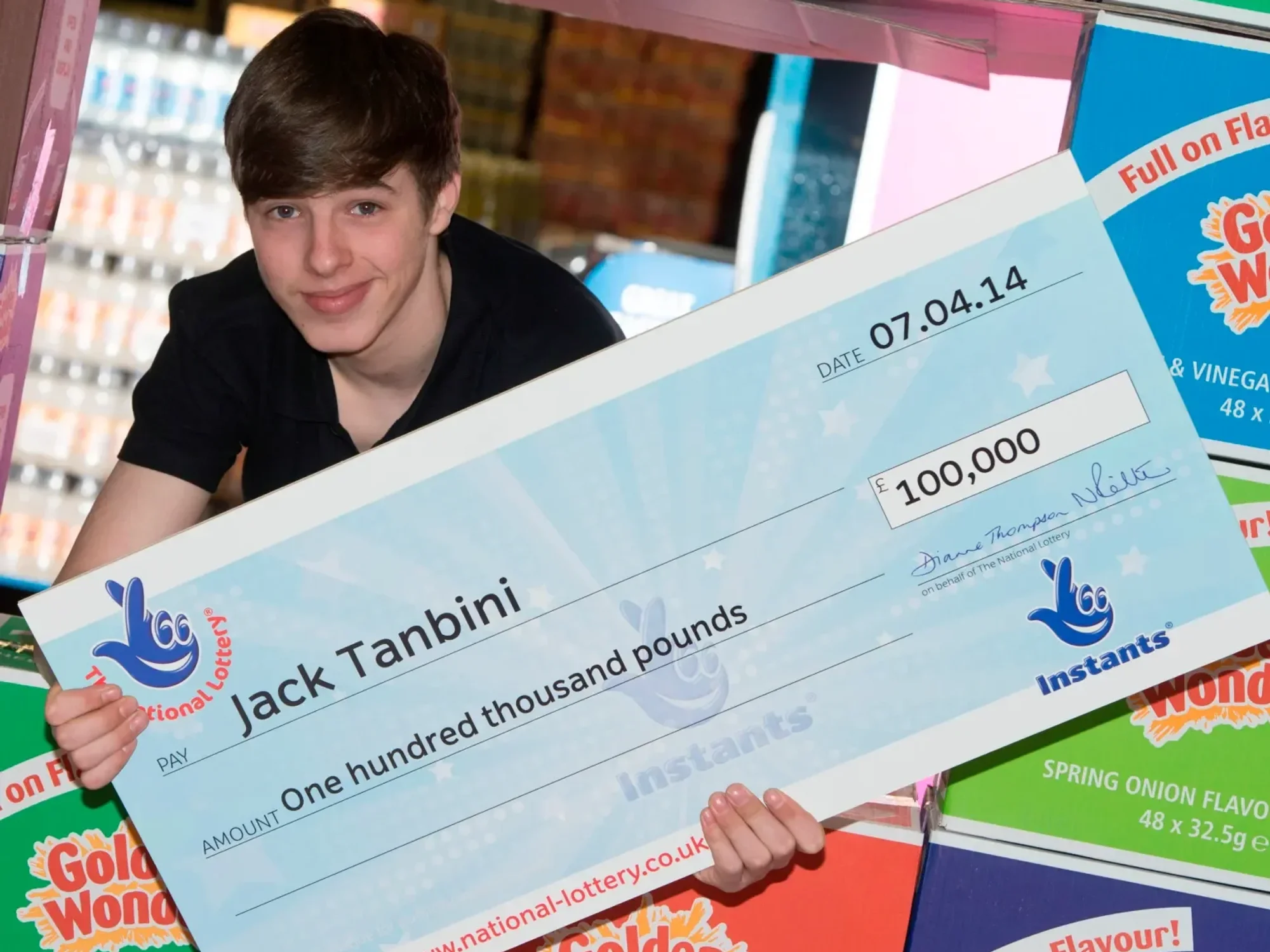 National Lottery winner turned to drug dealing and threatened to petrol bomb family home after bl...